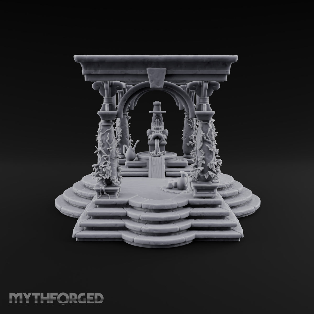 Steam Rises, Shoulders Drop Ornate Bathhouse Terrain D