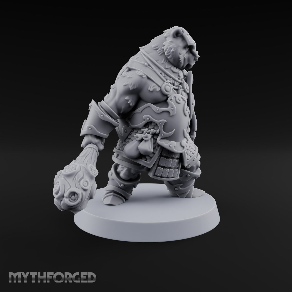 Winter's End, Appetite Awake Werebear Club Warrior — Club and Shield