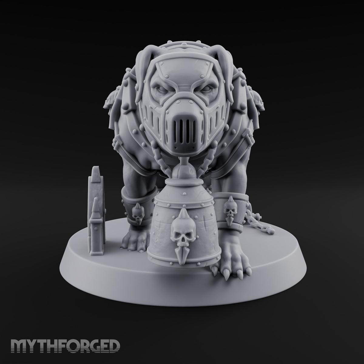 Muzzled for Everyone's Sake Mastiff War Dog