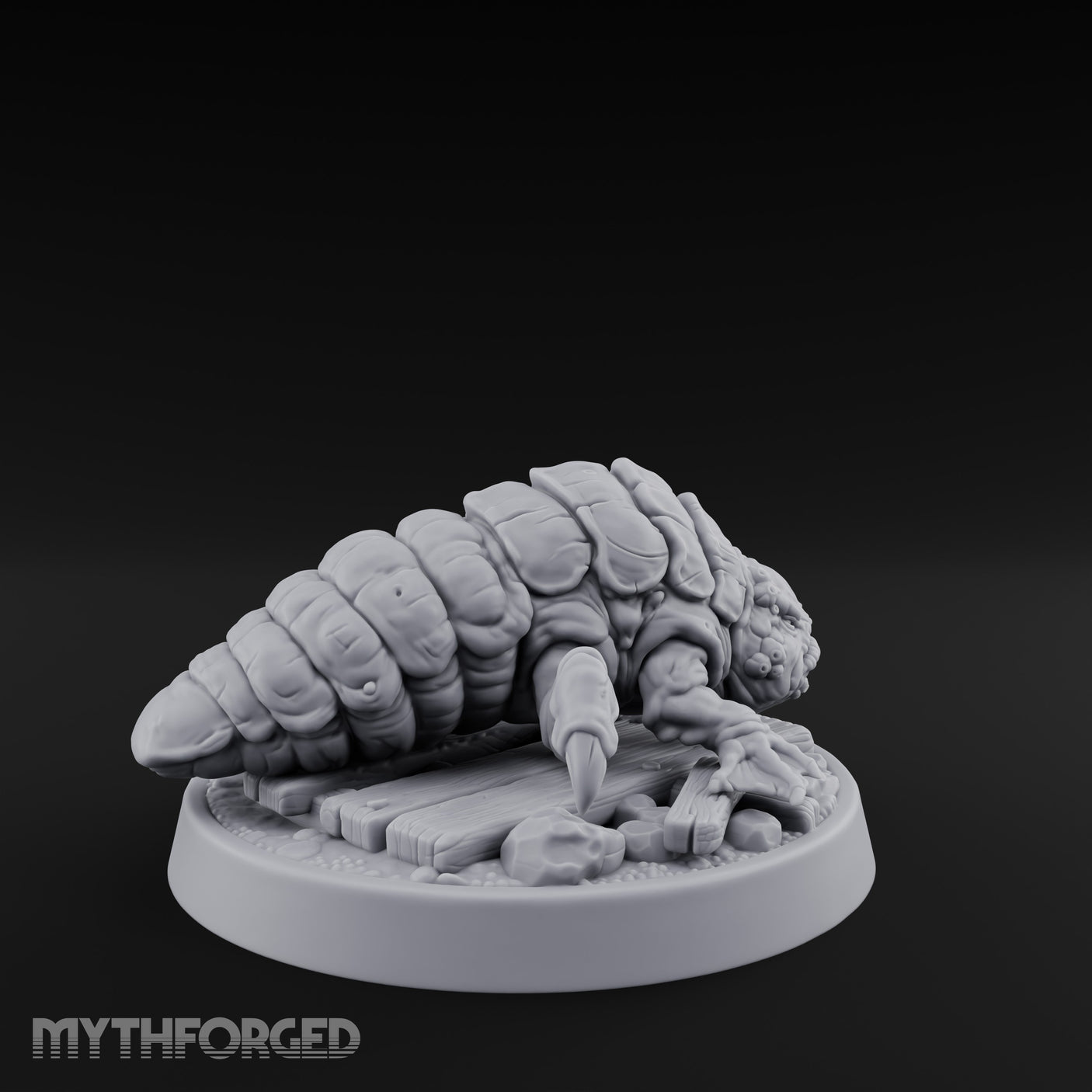 Belly Crawling Sea Spawn Miniature for Dungeons and Dragons, Pathfinder or other TTRPGs