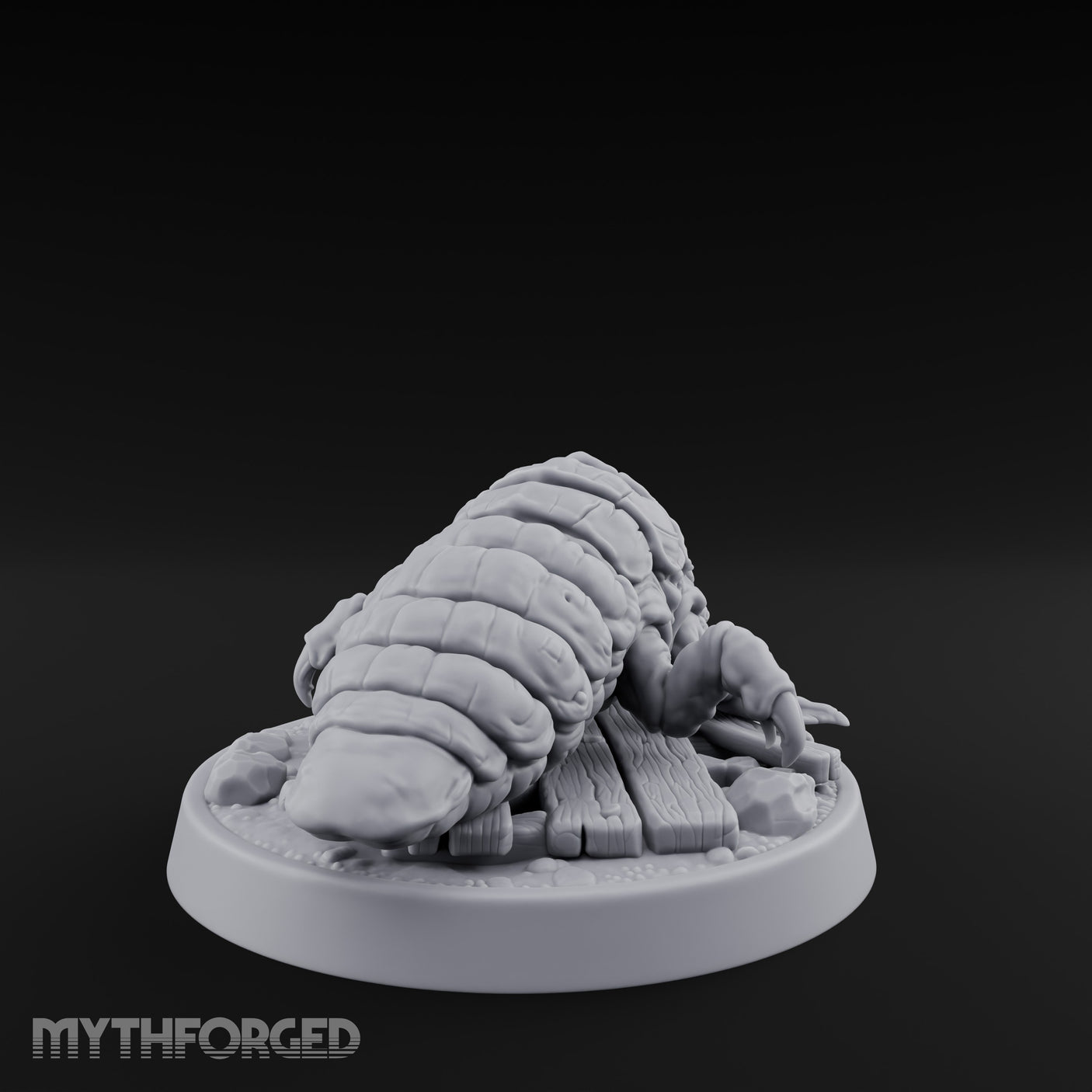 Belly Crawling Sea Spawn Miniature for Dungeons and Dragons, Pathfinder or other TTRPGs