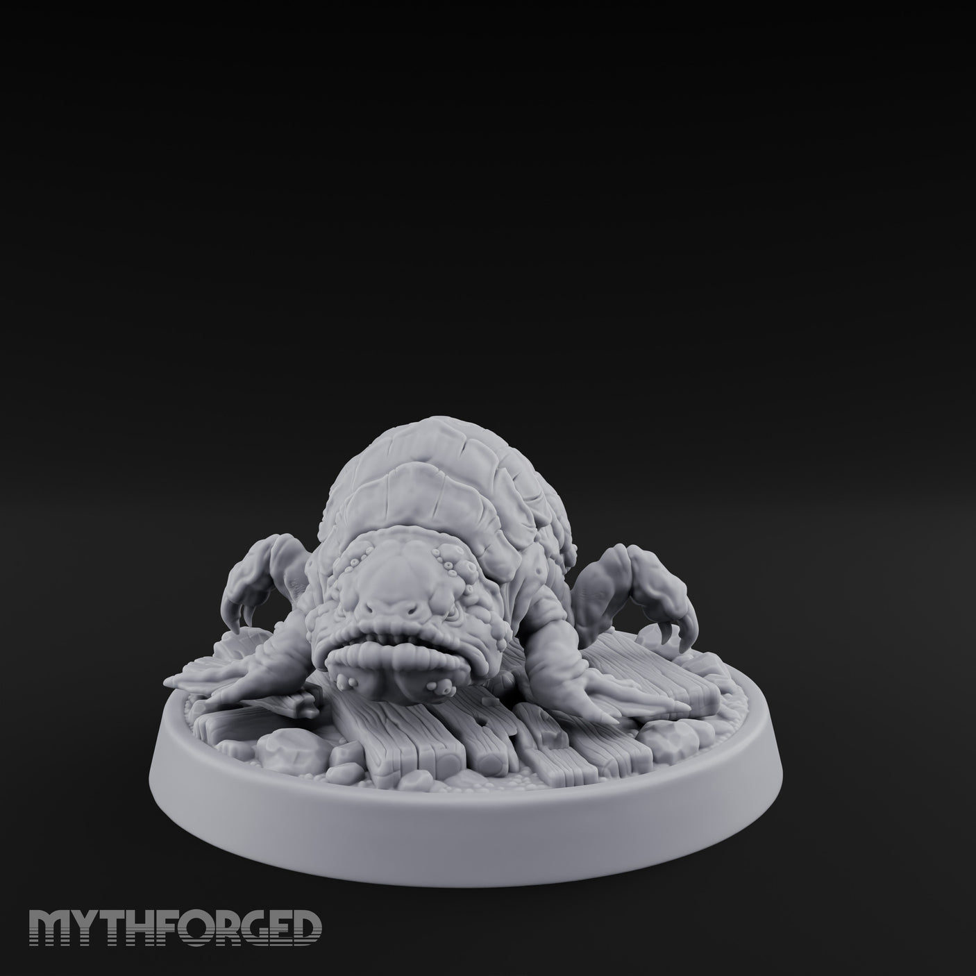 Belly Crawling Sea Spawn Miniature for Dungeons and Dragons, Pathfinder or other TTRPGs