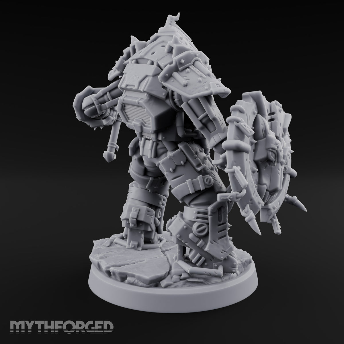 Wrath Wearing Armour Plate Warforged Berserker A