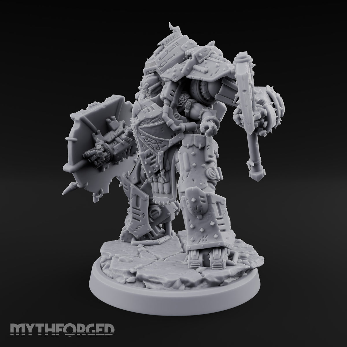 Wrath Wearing Armour Plate Warforged Berserker A