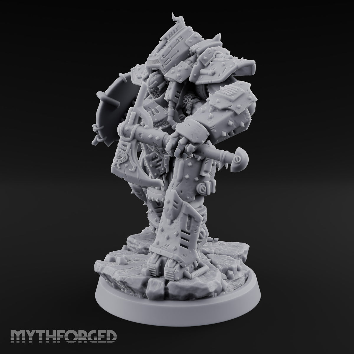 Wrath Wearing Armour Plate Warforged Berserker B