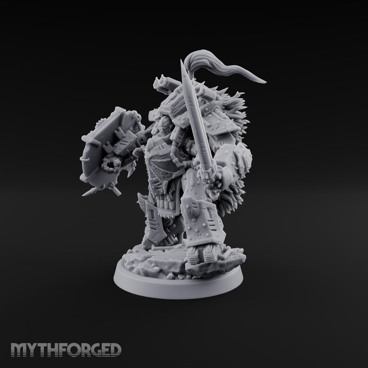 Wrath Wearing Armour Plate Warforged Berserker C