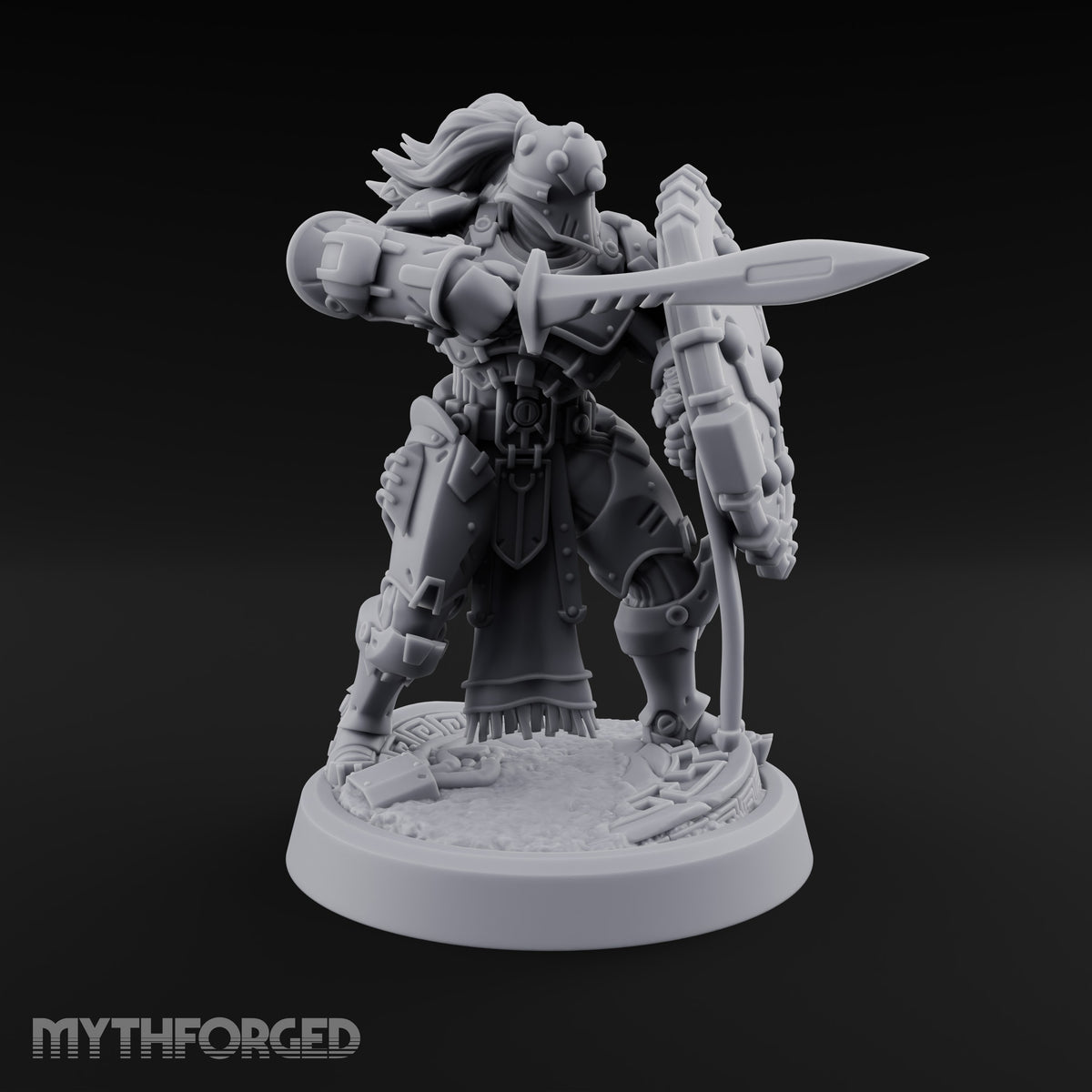 Phalanx Holds Past Sunset Human Hoplite Warrior B