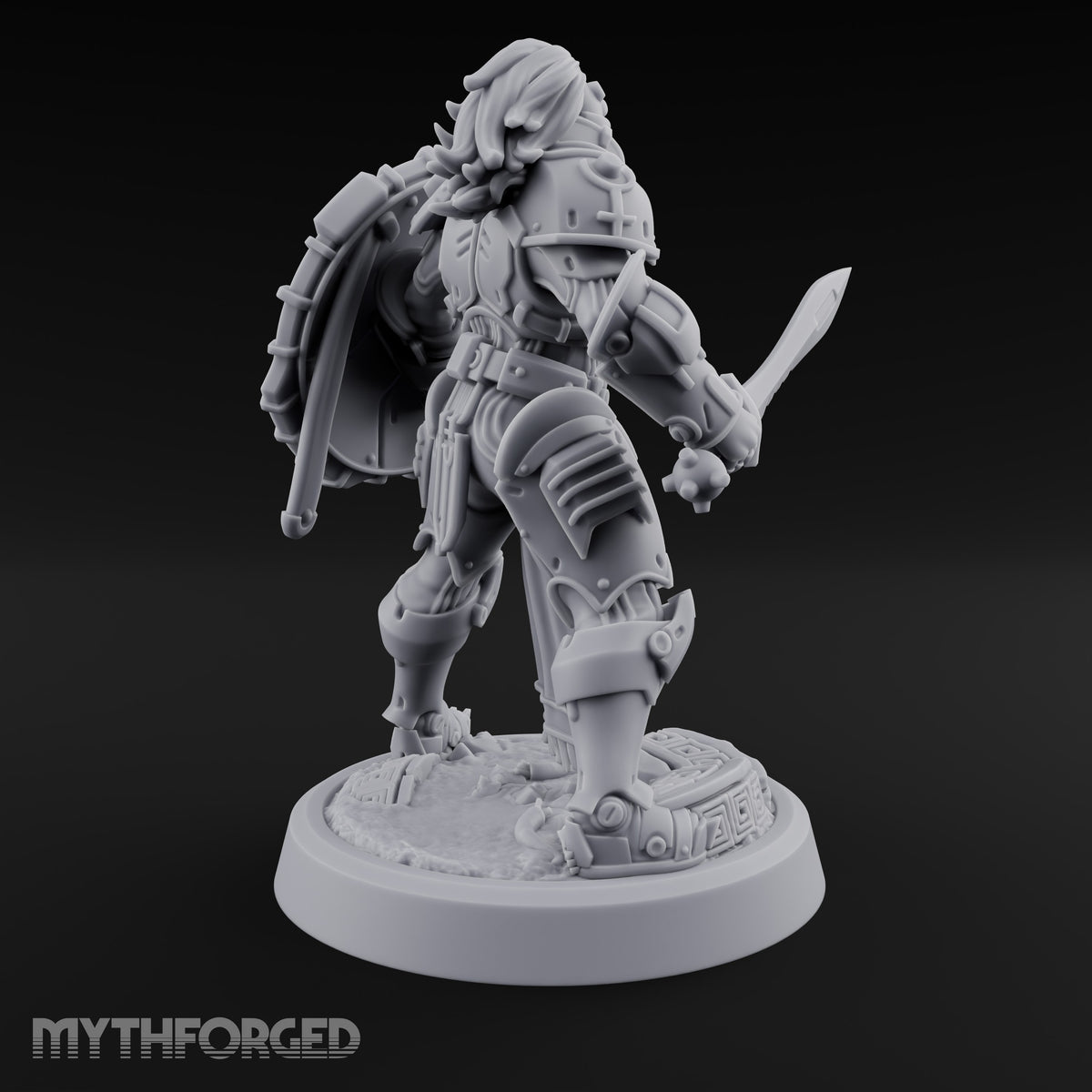 Phalanx Holds Past Sunset Human Hoplite Warrior C