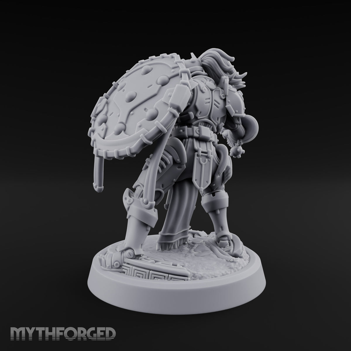 Phalanx Holds Past Sunset Human Hoplite Warrior G
