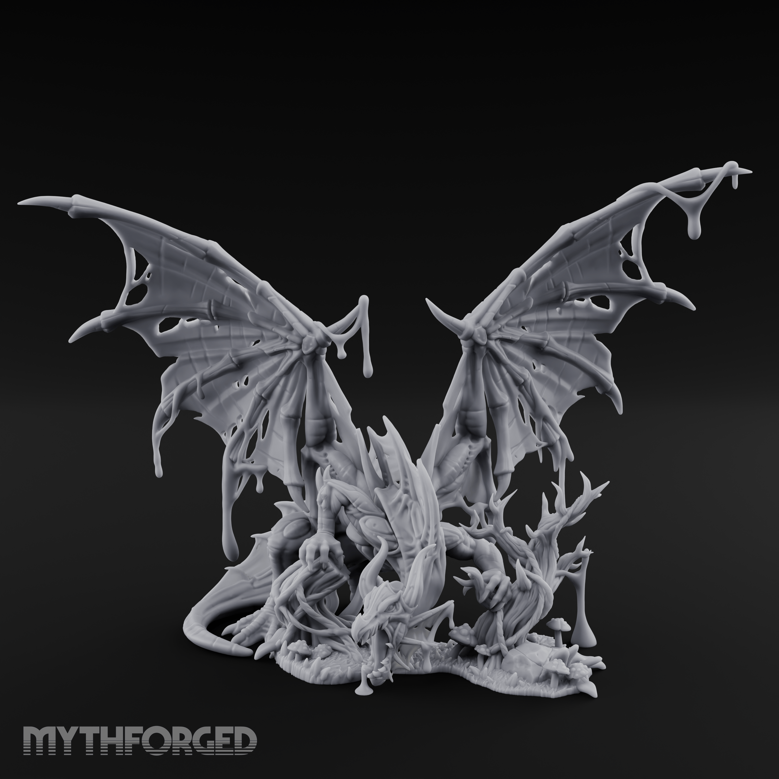 Dripping And Oozing Black Dragon