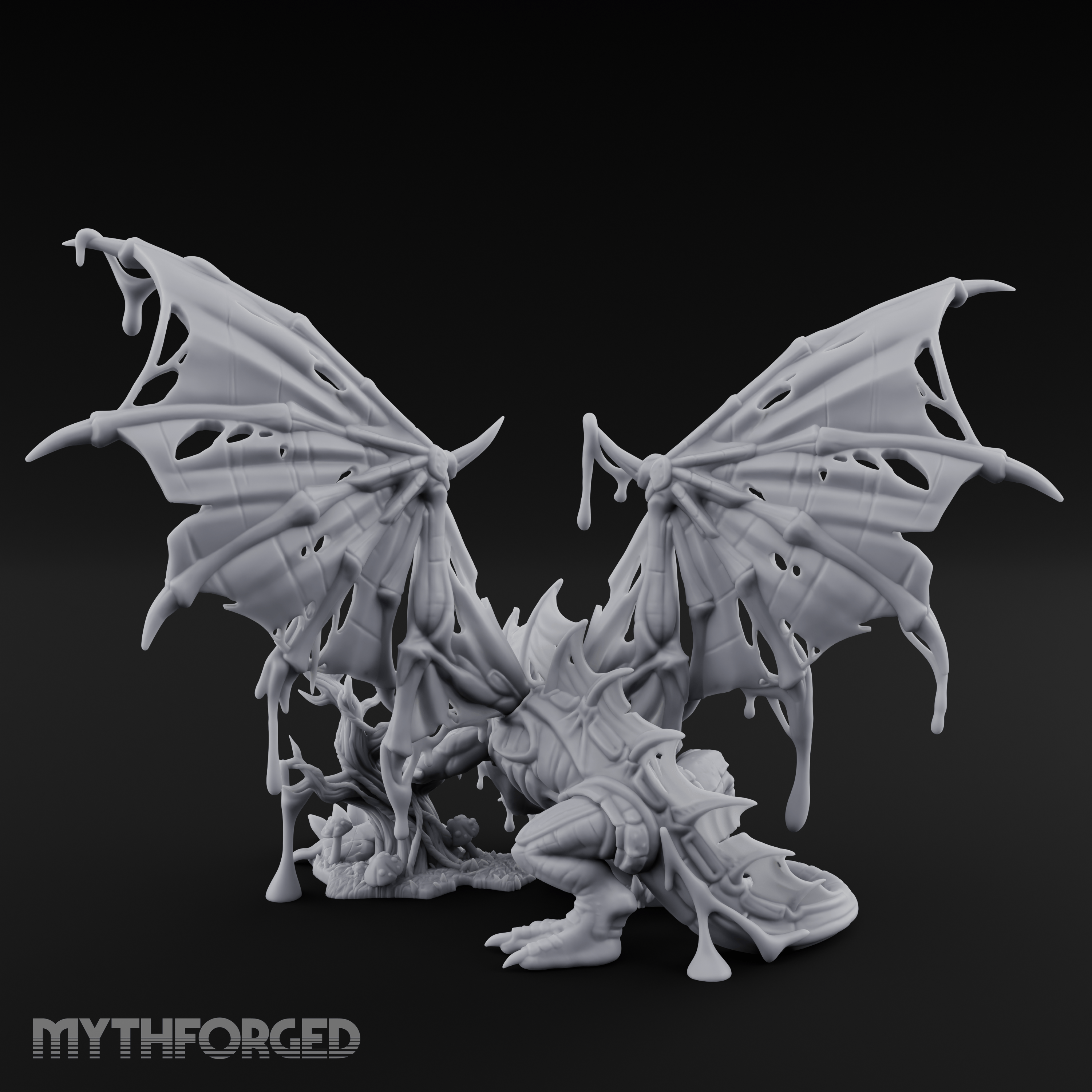 Dripping And Oozing Black Dragon