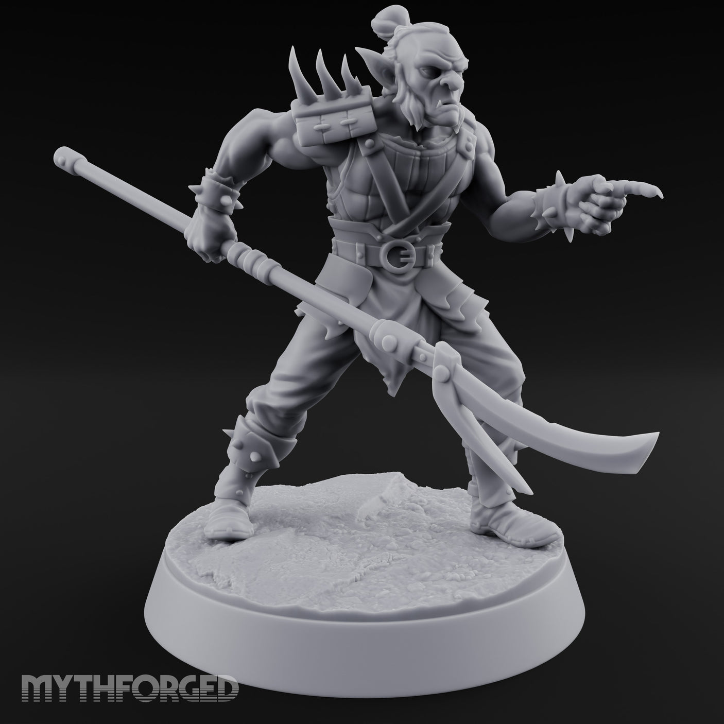 Blade Dragging Pointing Hobgoblin Guard