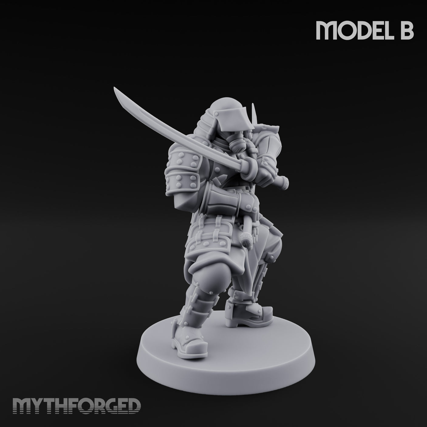 Blade Lunging Crouching Shogunate Shocktrooper B gallery 1