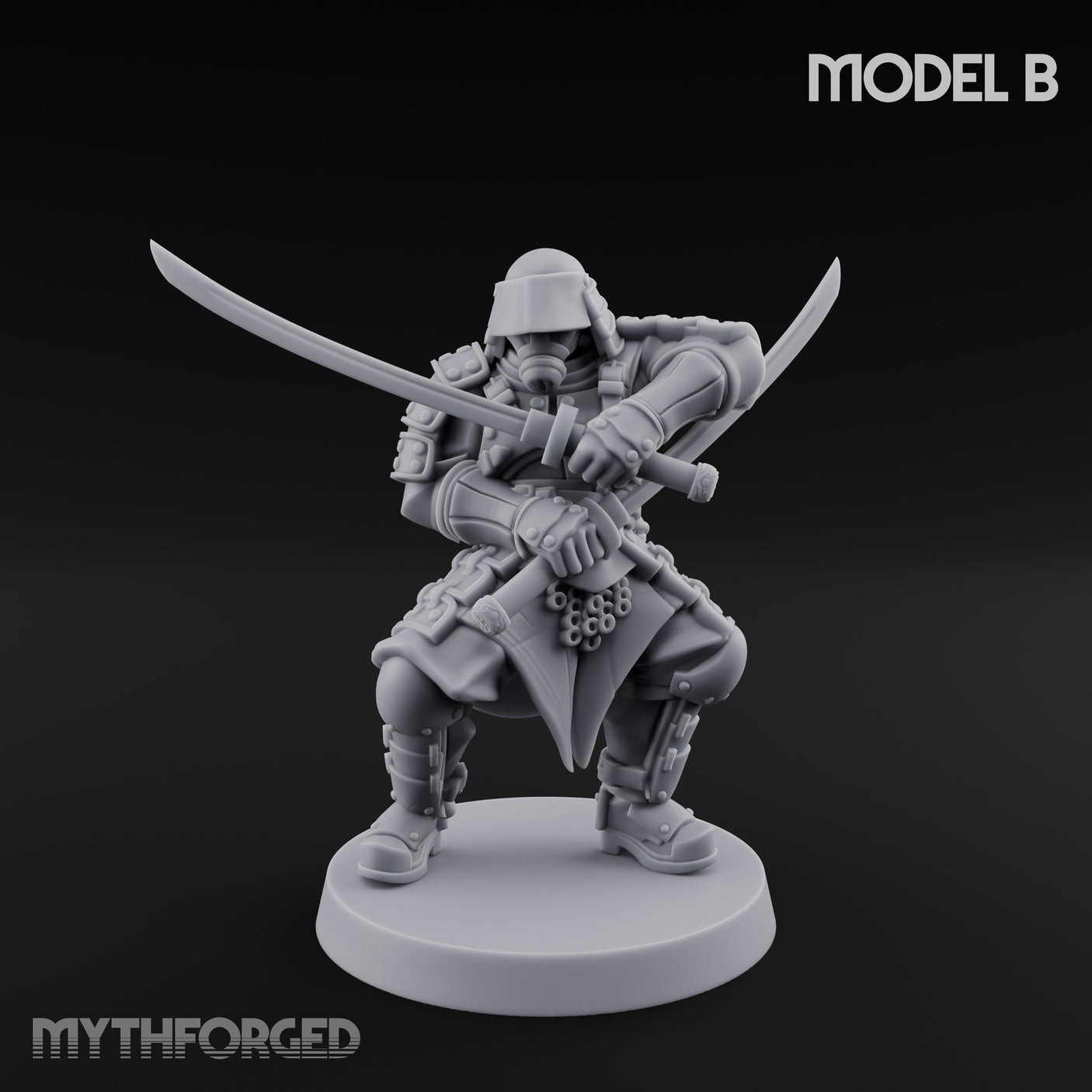 Blade Lunging Crouching Shogunate Shocktrooper B gallery 8