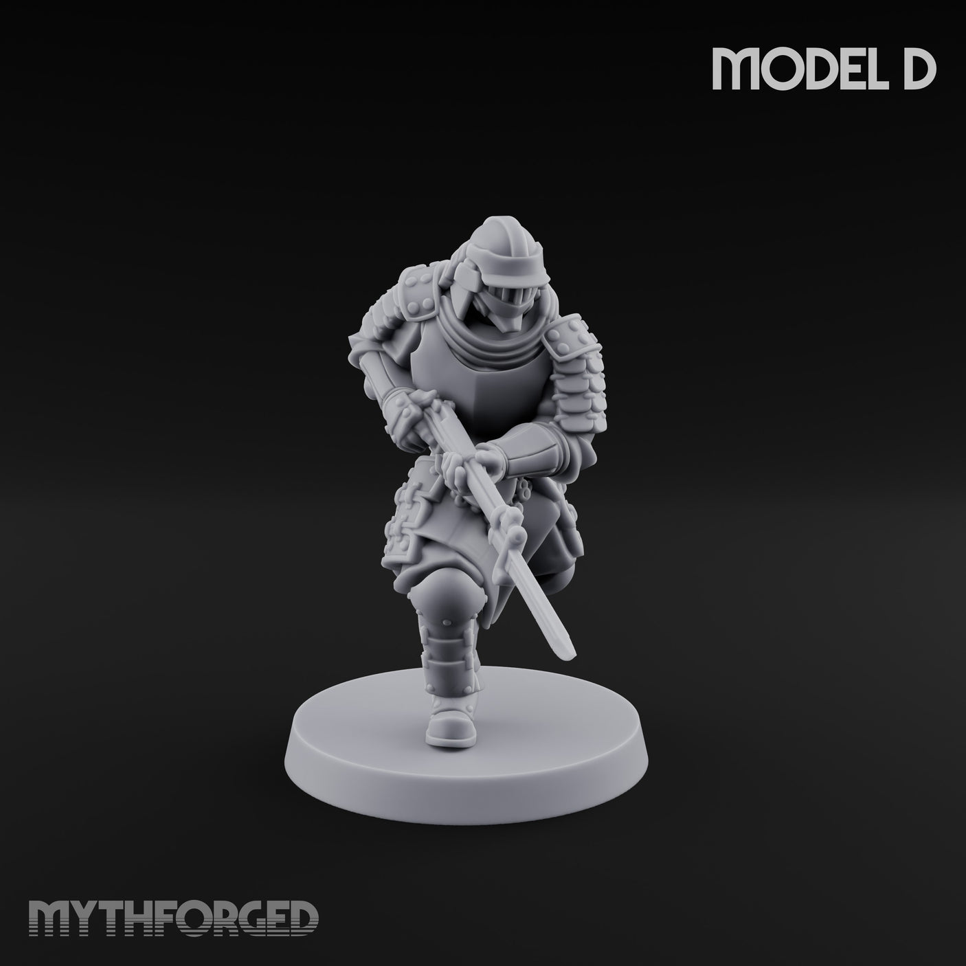 Blade Lunging Crouching Shogunate Shocktrooper D gallery 1