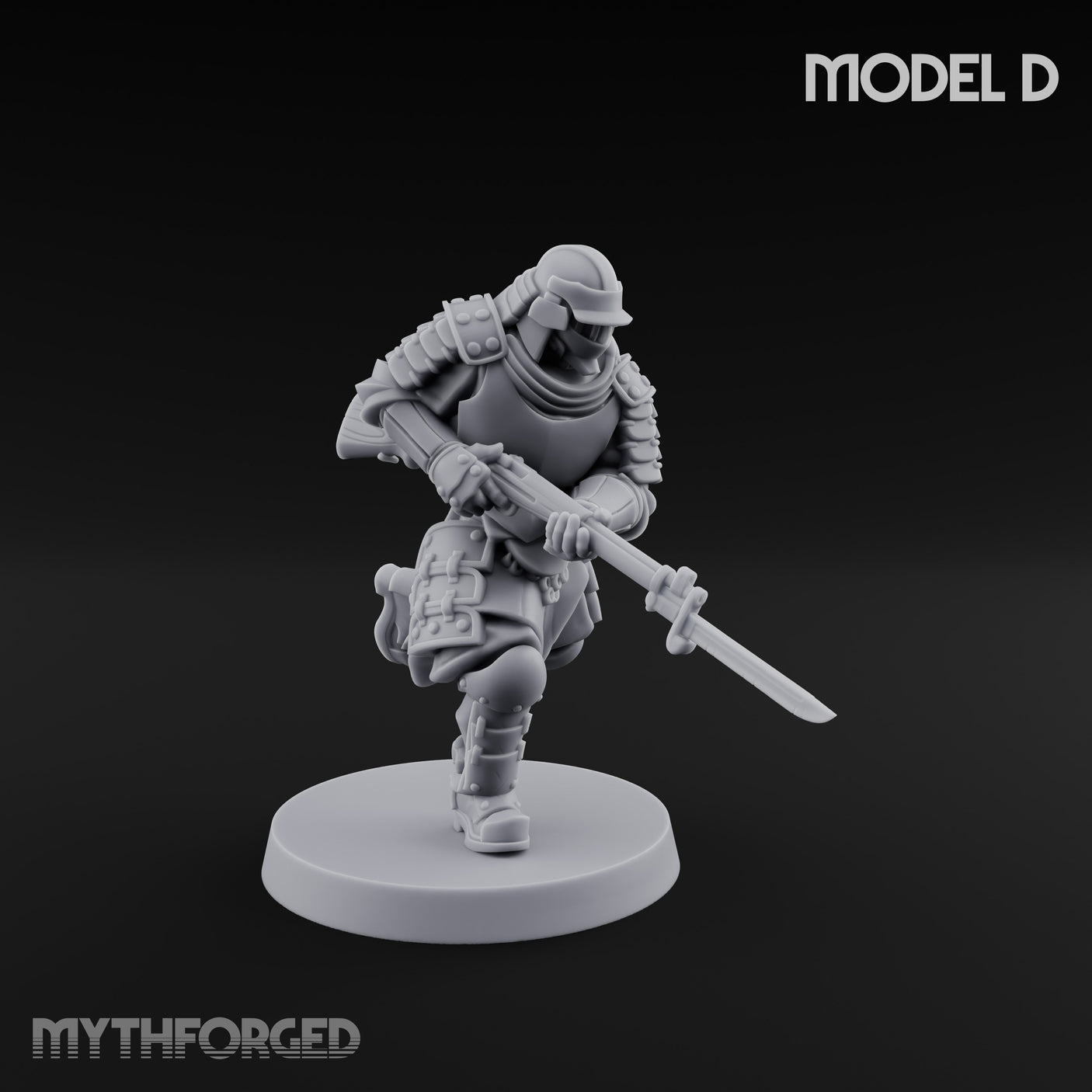 Blade Lunging Crouching Shogunate Shocktrooper D gallery 2