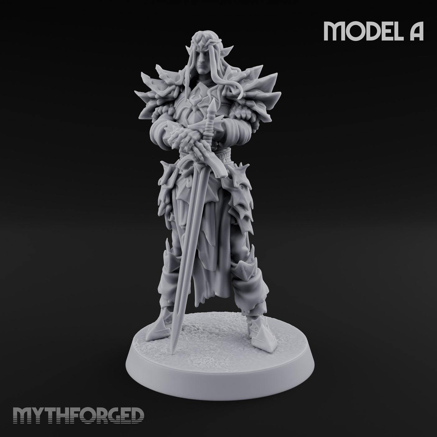 Blade Thrusting Drow Knight A gallery 8