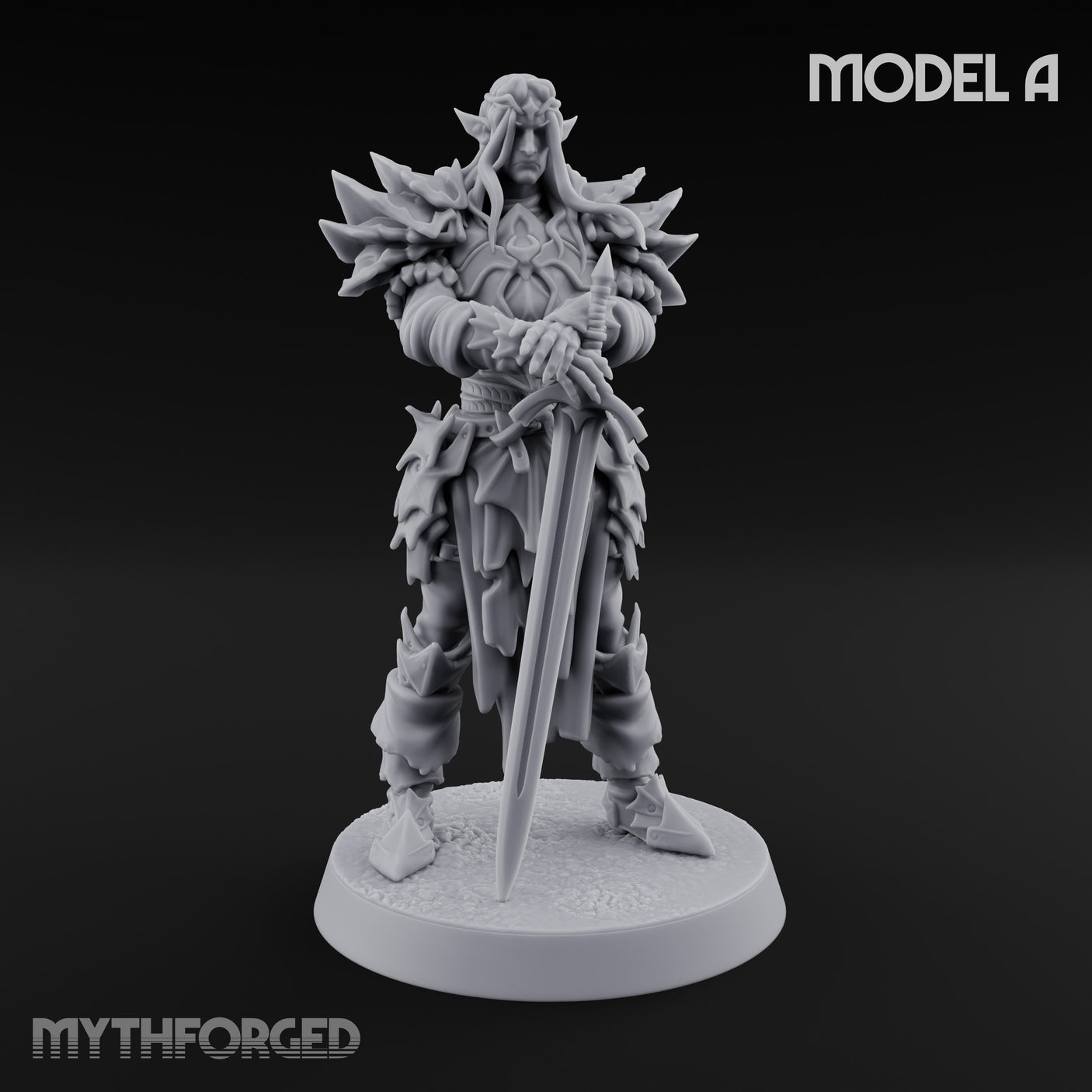 Blade Thrusting Drow Knight A gallery 9