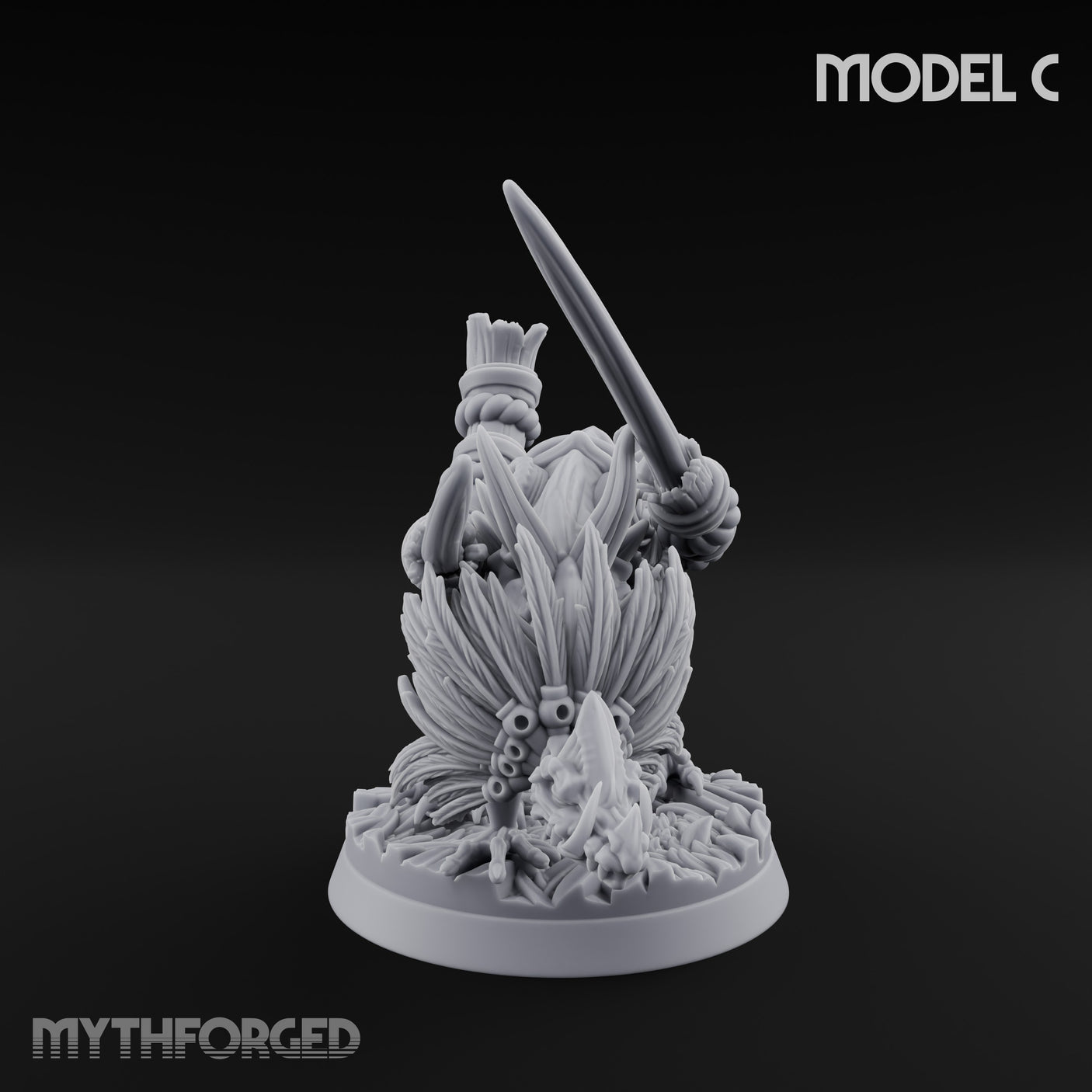 Blade Wielding Lizardfolk Raptor Warrior C gallery 9