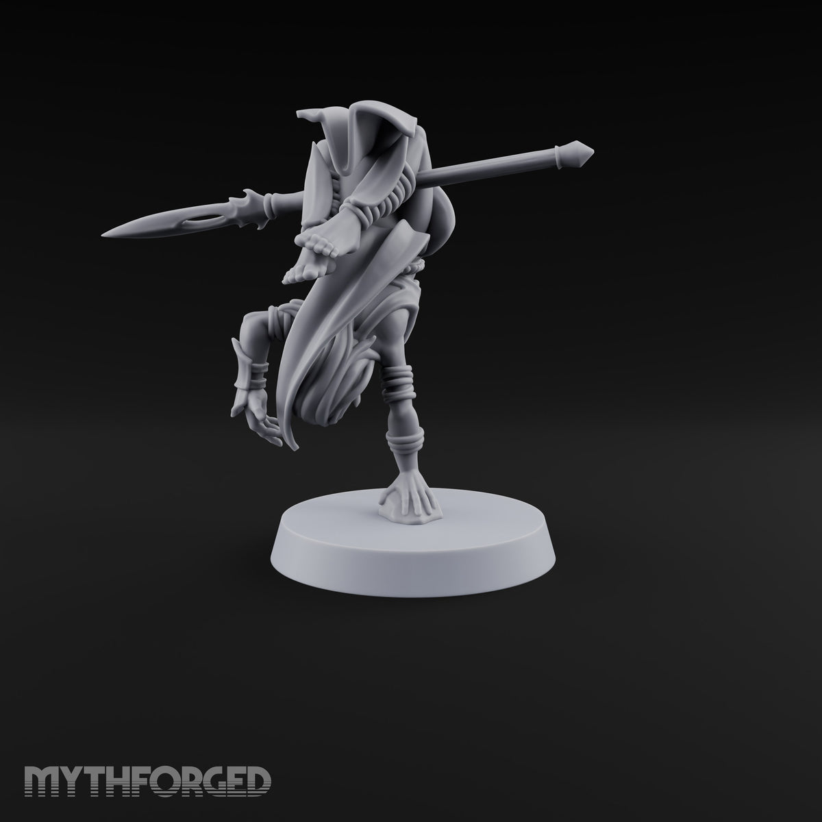 Acrobatically Poised to Strike Elf Bladesinger C Miniature for Dungeons and Dragons, Pathfinder or other TTRPGs
