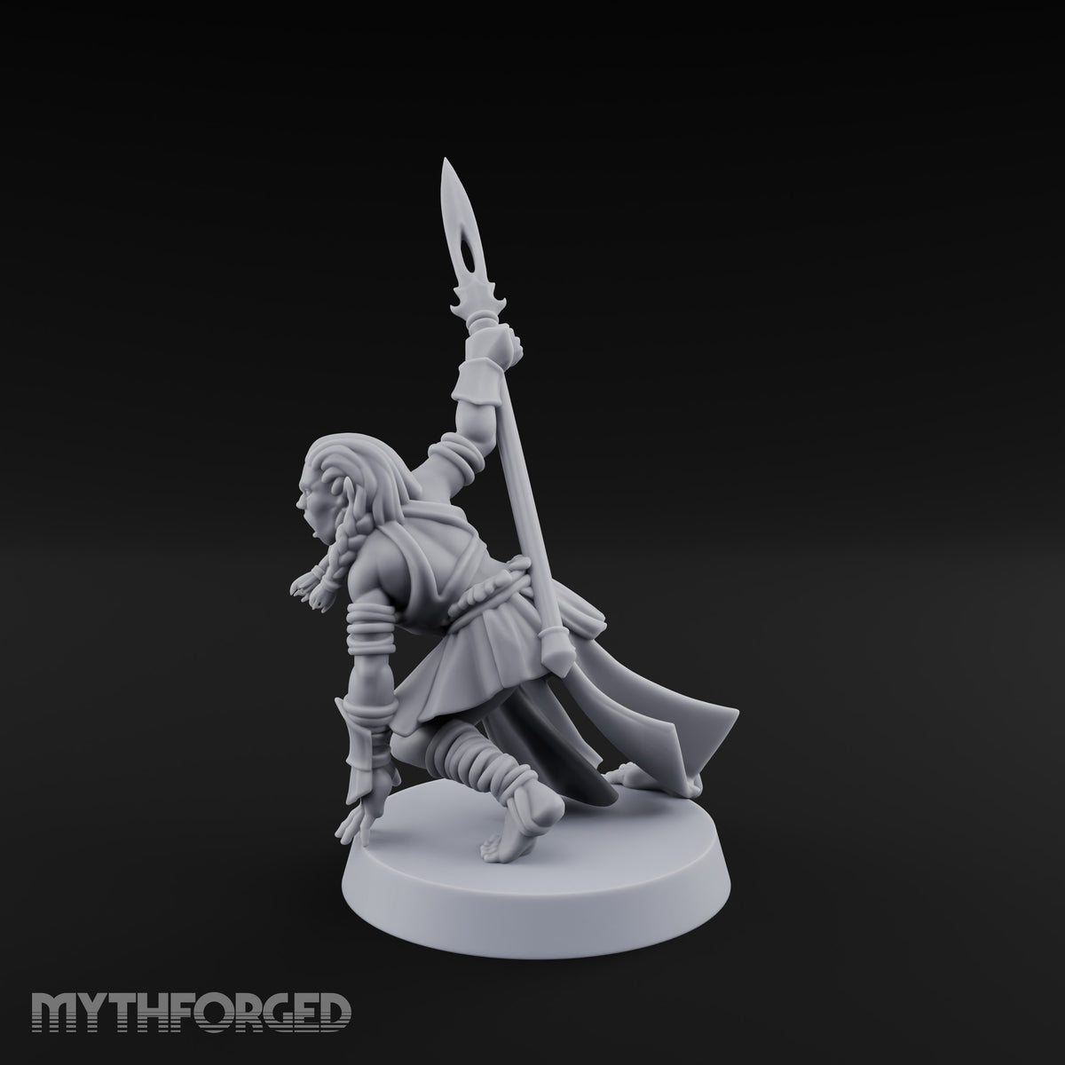 Acrobatically Poised to Strike Elf Bladesinger E — Spear