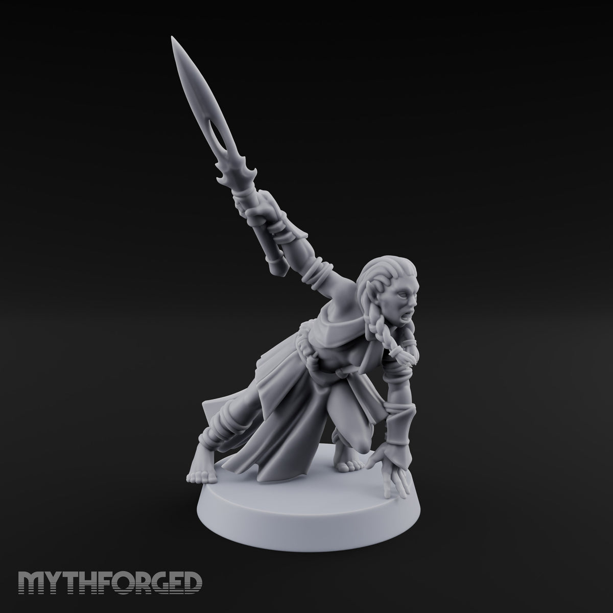 Acrobatically Poised to Strike Elf Bladesinger E — Sword