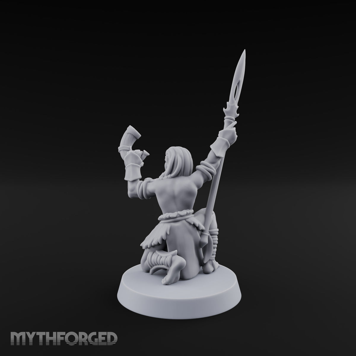Acrobatically Poised to Strike Elf Bladesinger J Miniature for Dungeons and Dragons, Pathfinder or other TTRPGs