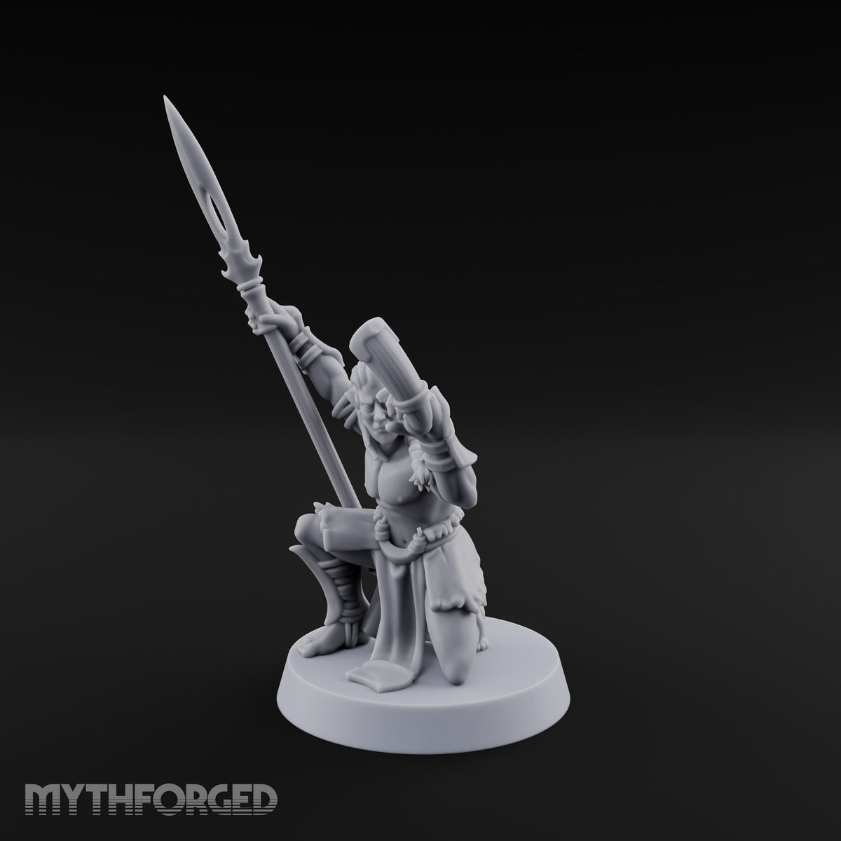 Acrobatically Poised to Strike Elf Bladesinger J Miniature for Dungeons and Dragons, Pathfinder or other TTRPGs