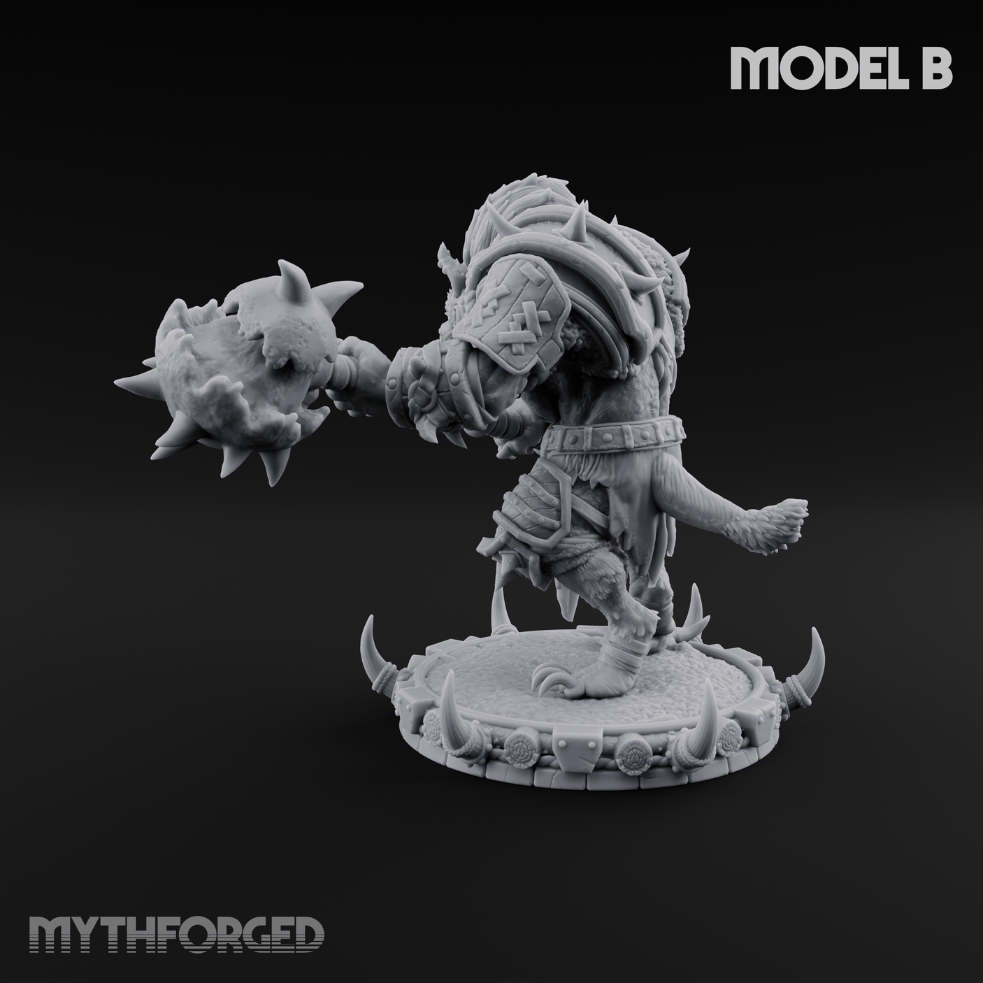 The Bloodhowl Gnolls B Miniature for Dungeons and Dragons, Pathfinder or other TTRPGs