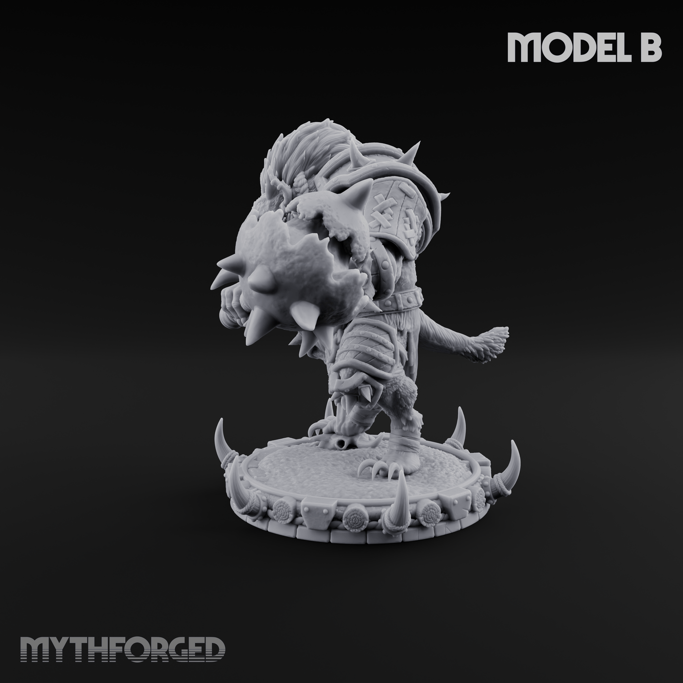 The Bloodhowl Gnolls B Miniature for Dungeons and Dragons, Pathfinder or other TTRPGs