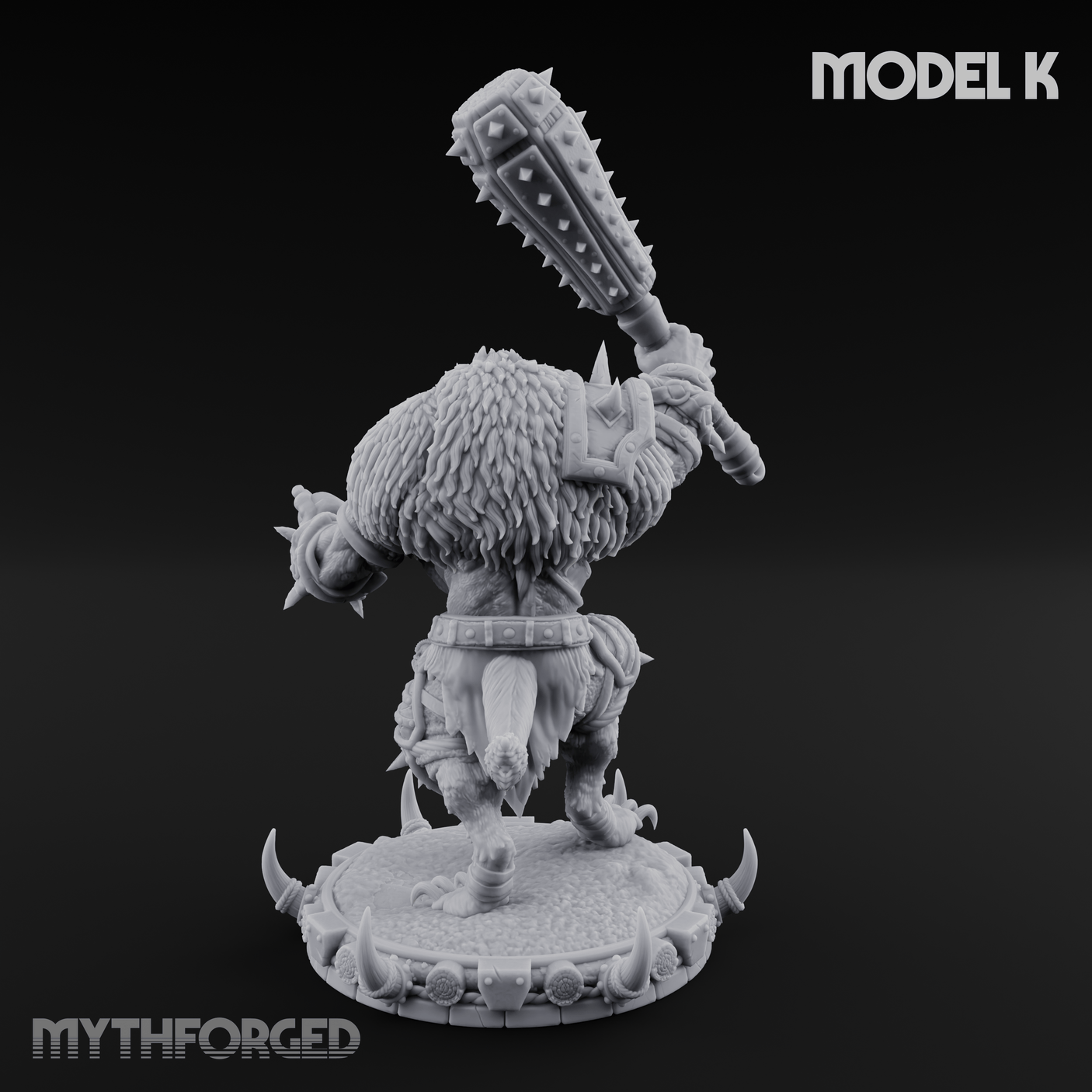The Bloodhowl Gnolls K Miniature for Dungeons and Dragons, Pathfinder or other TTRPGs