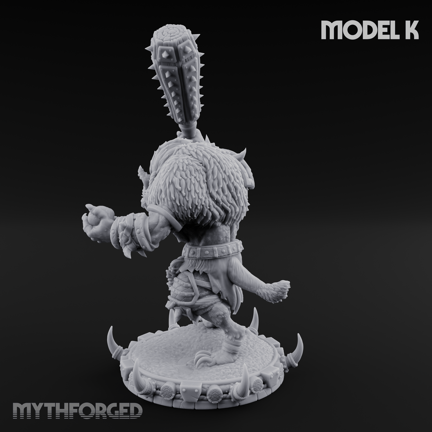 The Bloodhowl Gnolls K Miniature for Dungeons and Dragons, Pathfinder or other TTRPGs