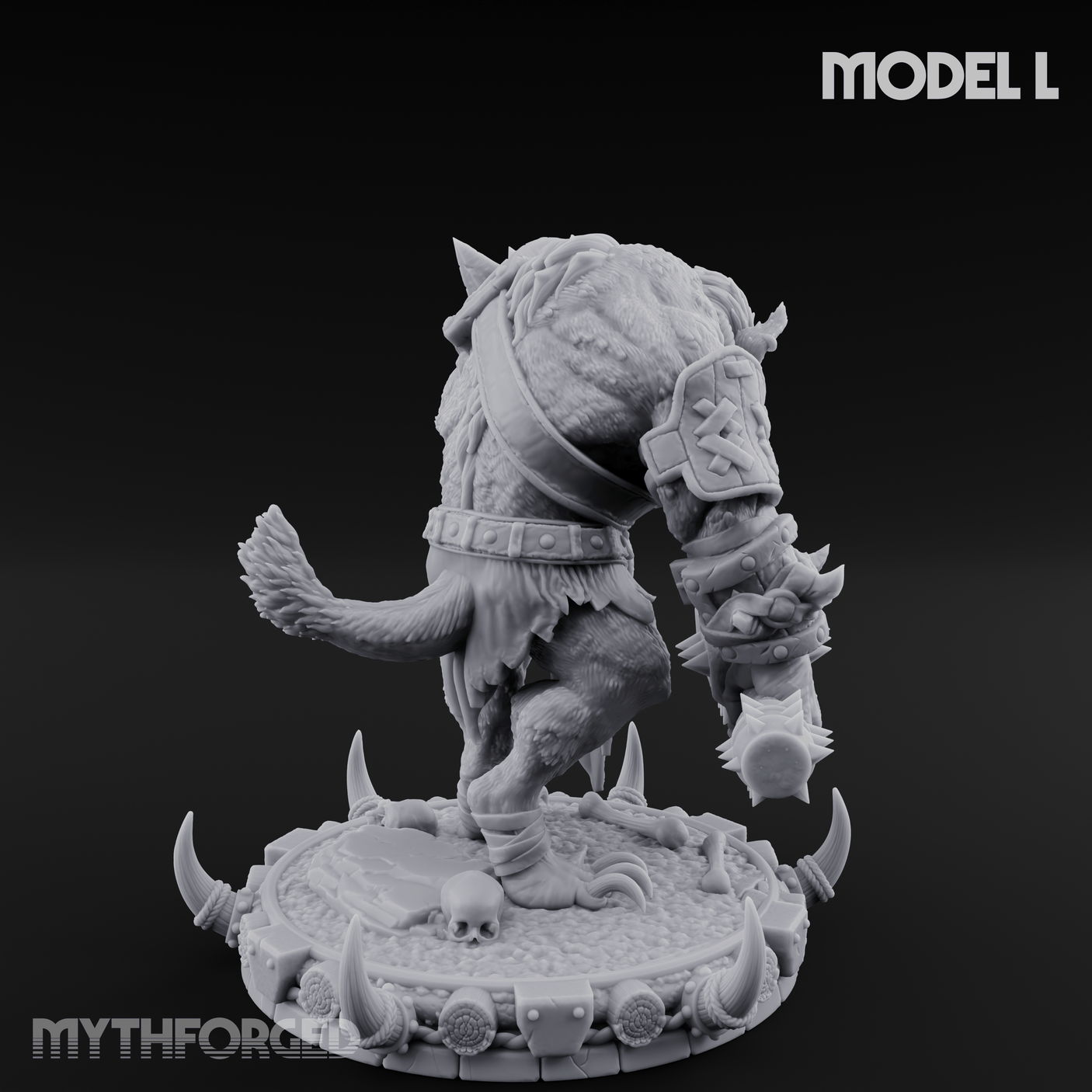 The Bloodhowl Gnolls L Miniature for Dungeons and Dragons, Pathfinder or other TTRPGs
