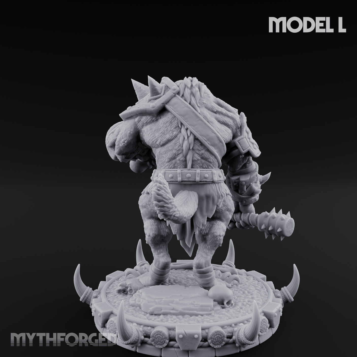 The Bloodhowl Gnolls L Miniature for Dungeons and Dragons, Pathfinder or other TTRPGs