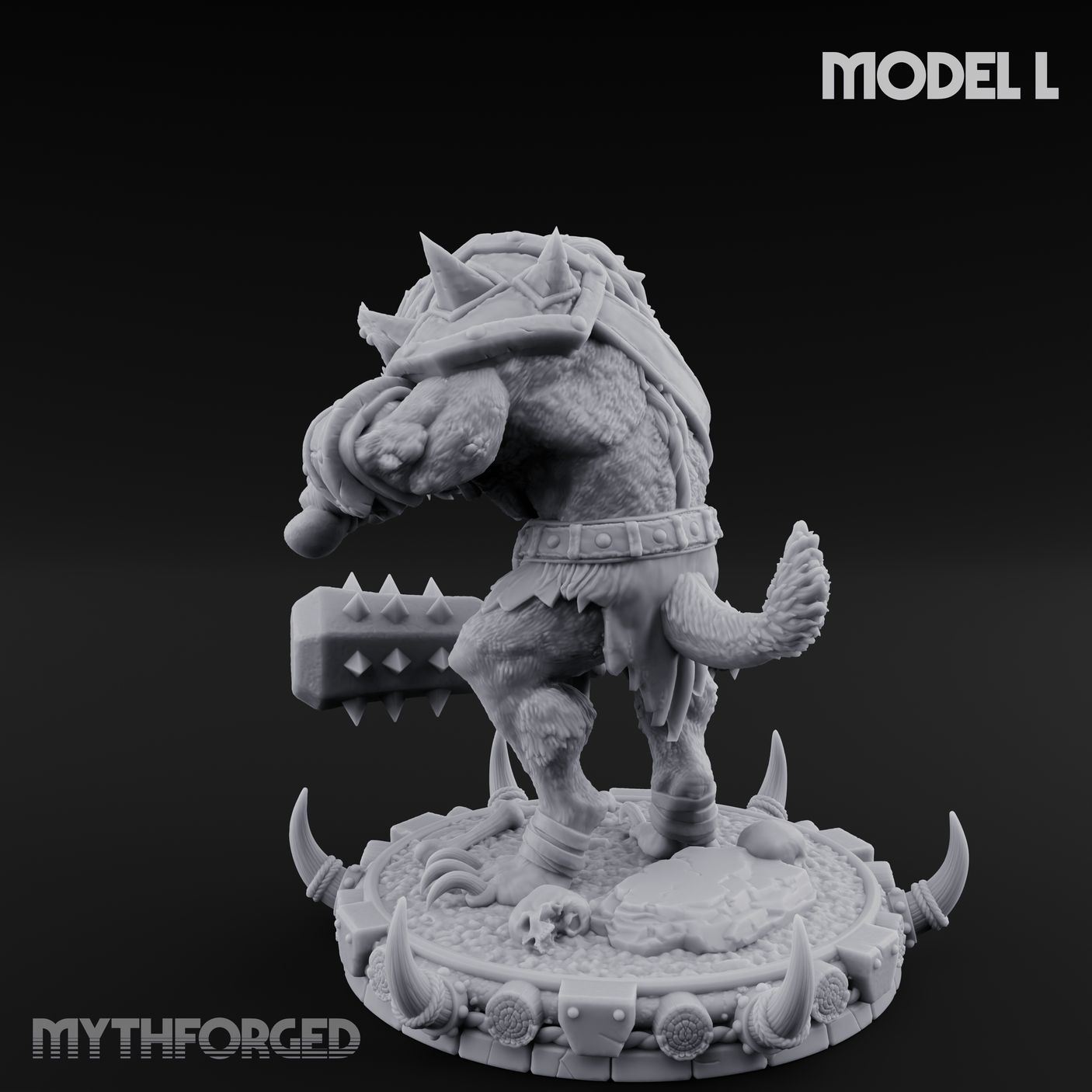 The Bloodhowl Gnolls L Miniature for Dungeons and Dragons, Pathfinder or other TTRPGs