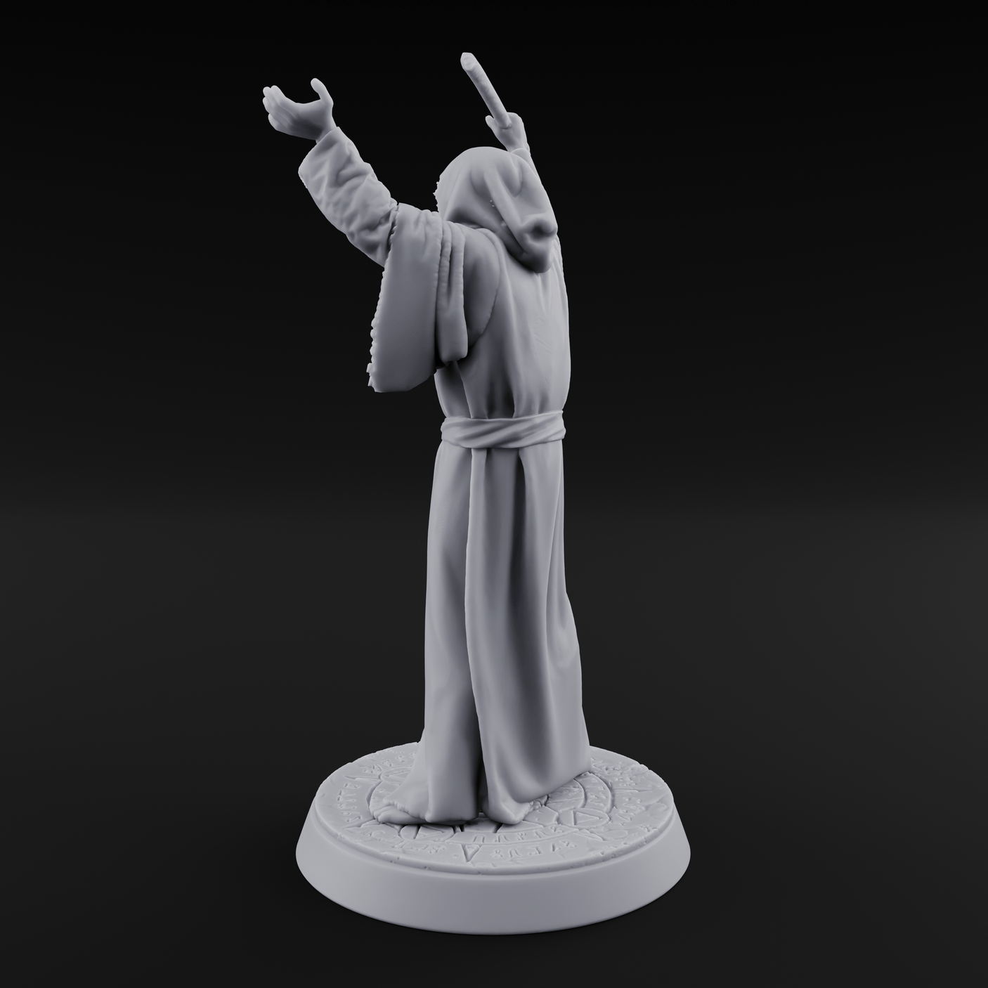Nyarlathotep Devoted Human Cultist B Miniature for Dungeons and Dragons, Pathfinder or other TTRPGs