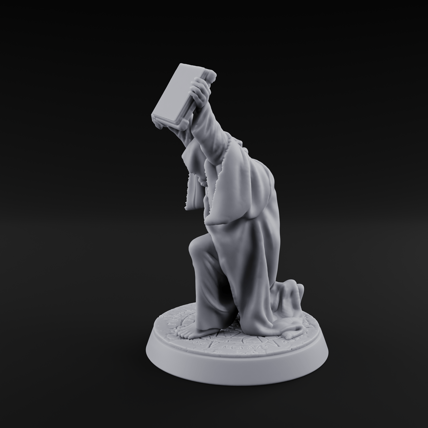 Nyarlathotep Devoted Human Cultist C Miniature for Dungeons and Dragons, Pathfinder or other TTRPGs