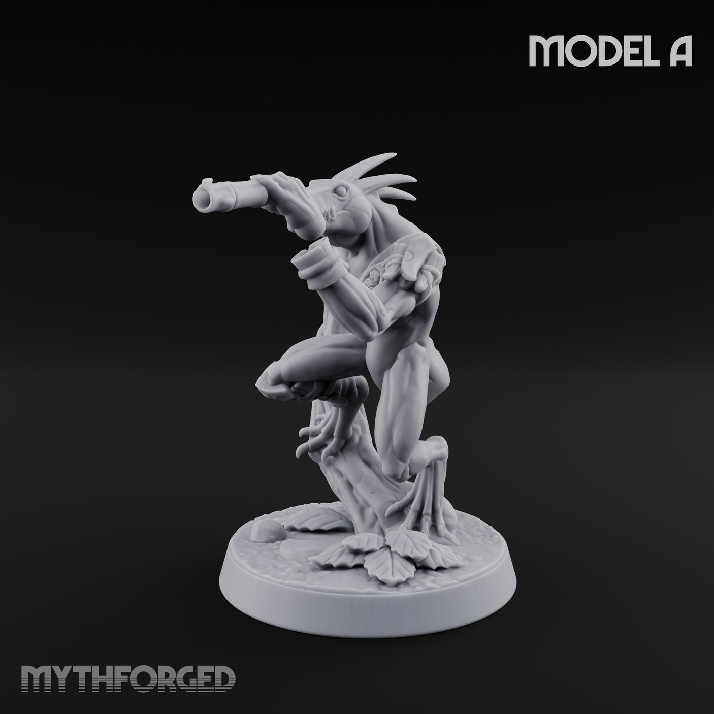 Blowpipe Blasting Lizardfolk Warrior A gallery 14