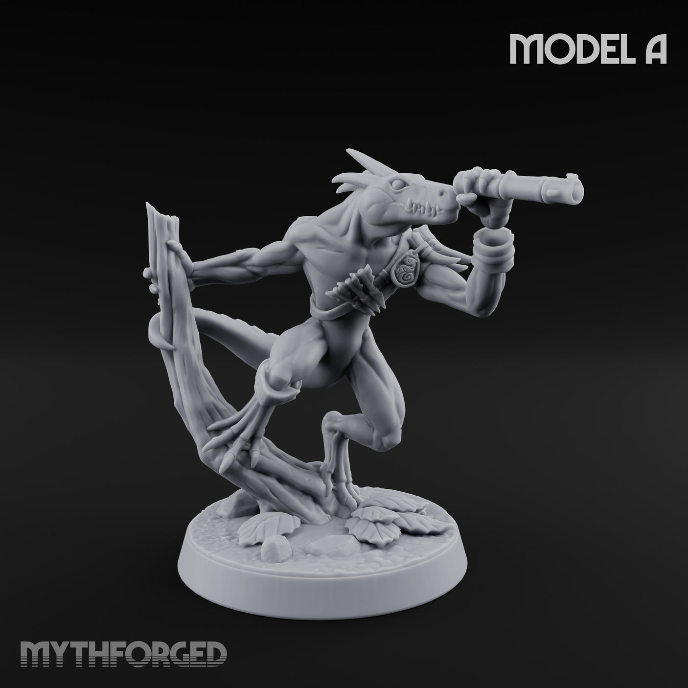 Blowpipe Blasting Lizardfolk Warrior A gallery 18