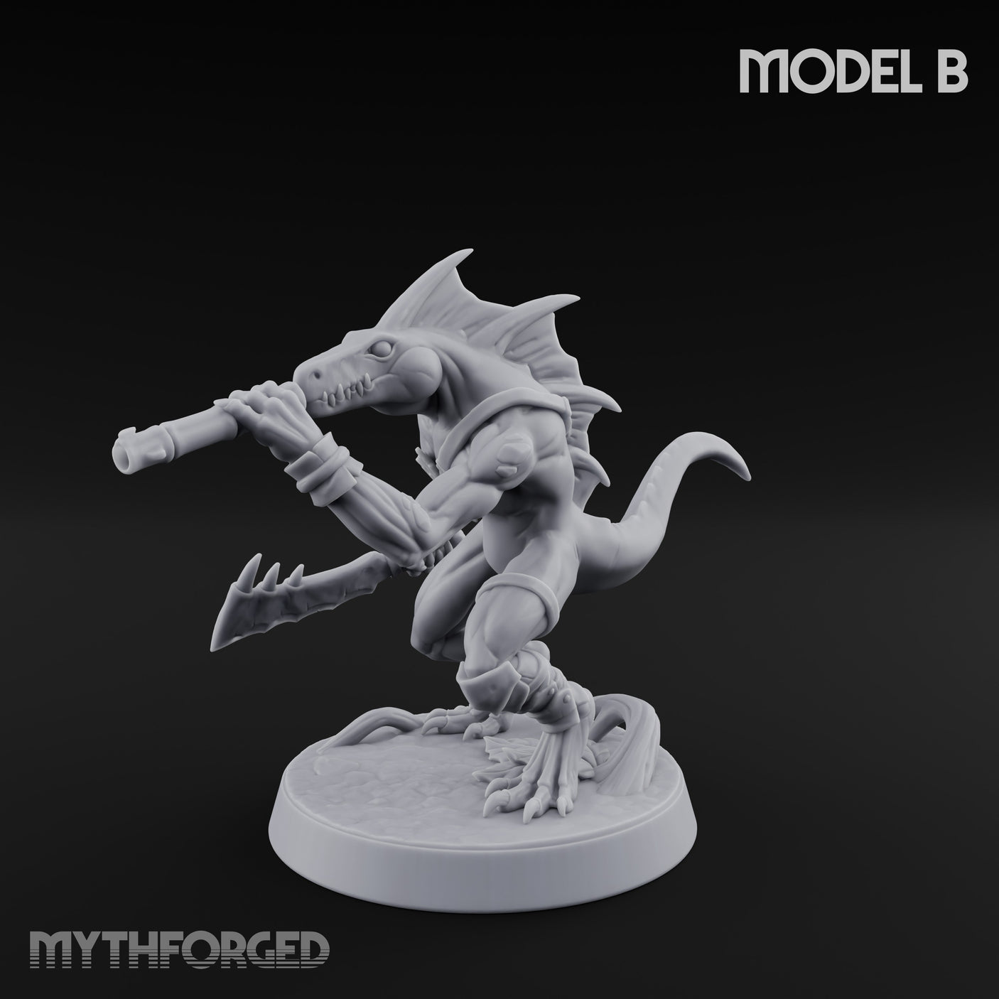 Blowpipe Blasting Lizardfolk Warrior B gallery 14