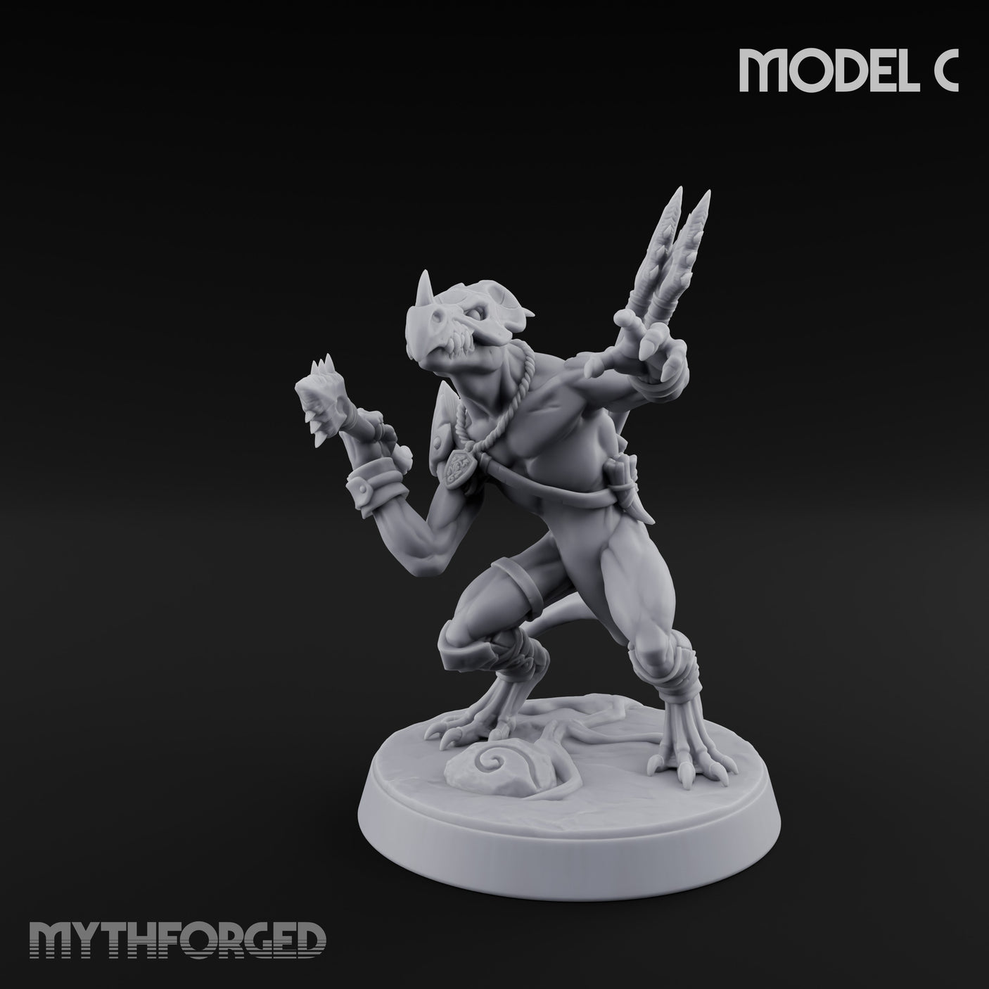 Blowpipe Blasting Lizardfolk Warrior C gallery 15