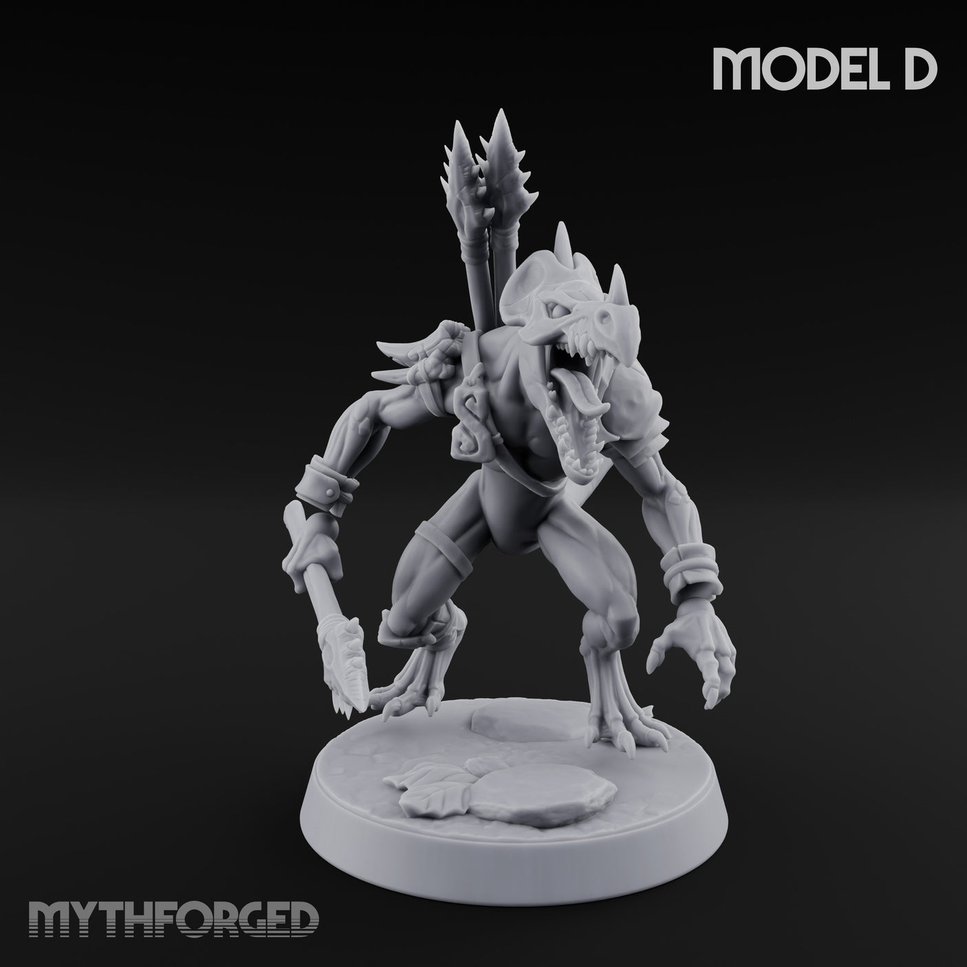 Blowpipe Blasting Lizardfolk Warrior D gallery 17