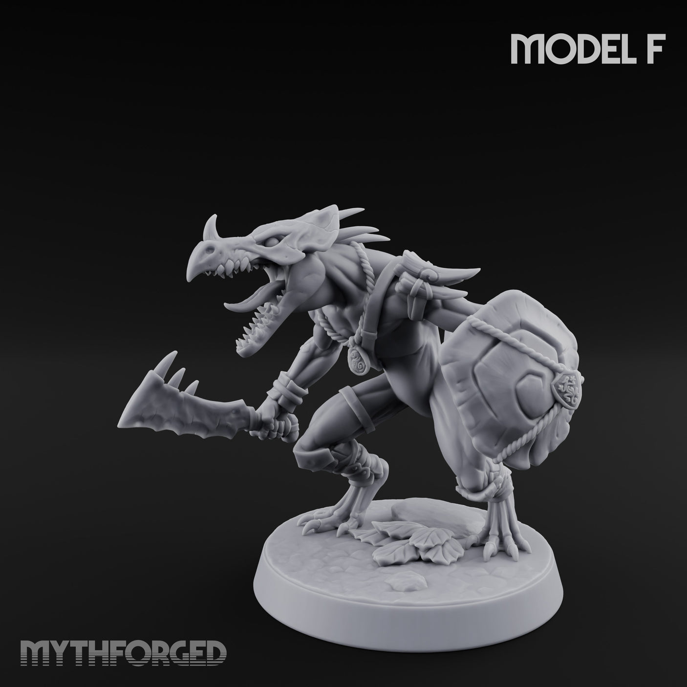 Blowpipe Blasting Lizardfolk Warrior F gallery 1