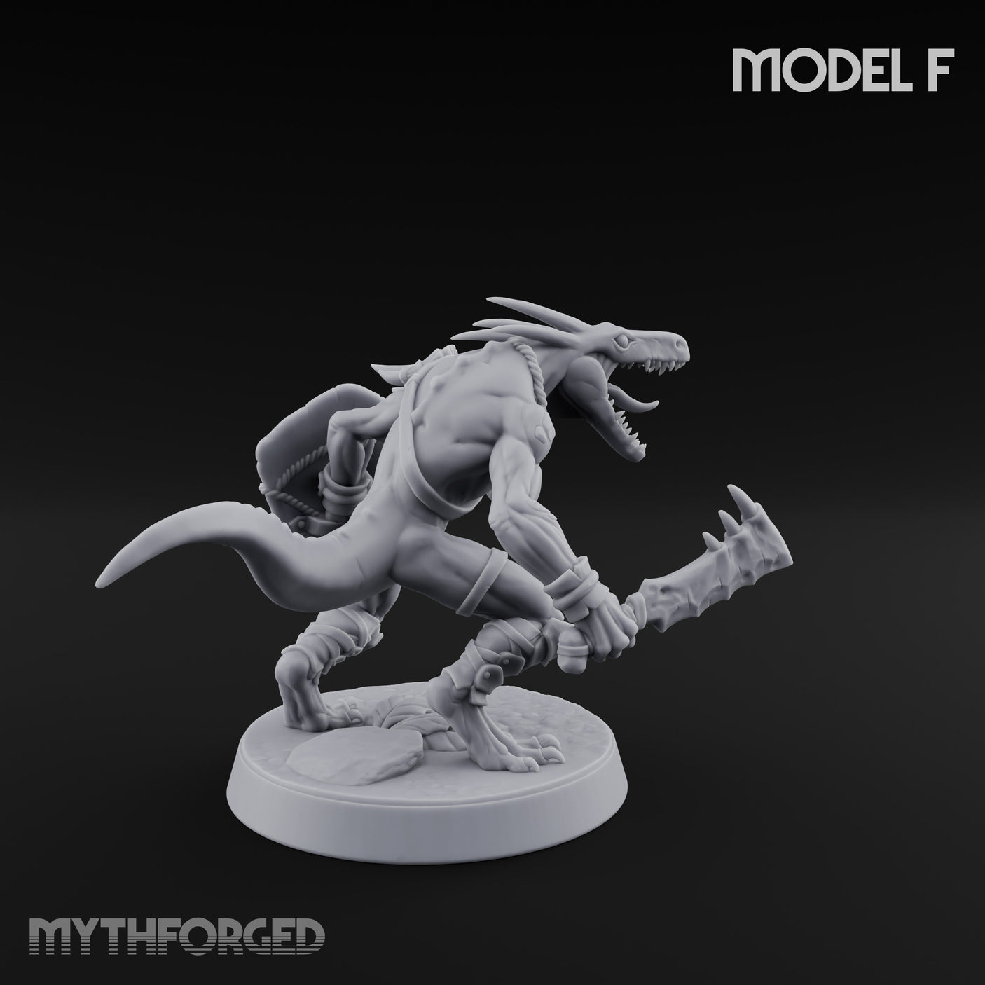 Blowpipe Blasting Lizardfolk Warrior F gallery 10