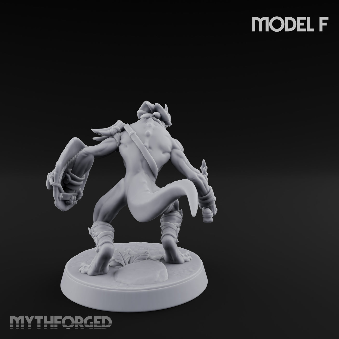 Blowpipe Blasting Lizardfolk Warrior F gallery 11