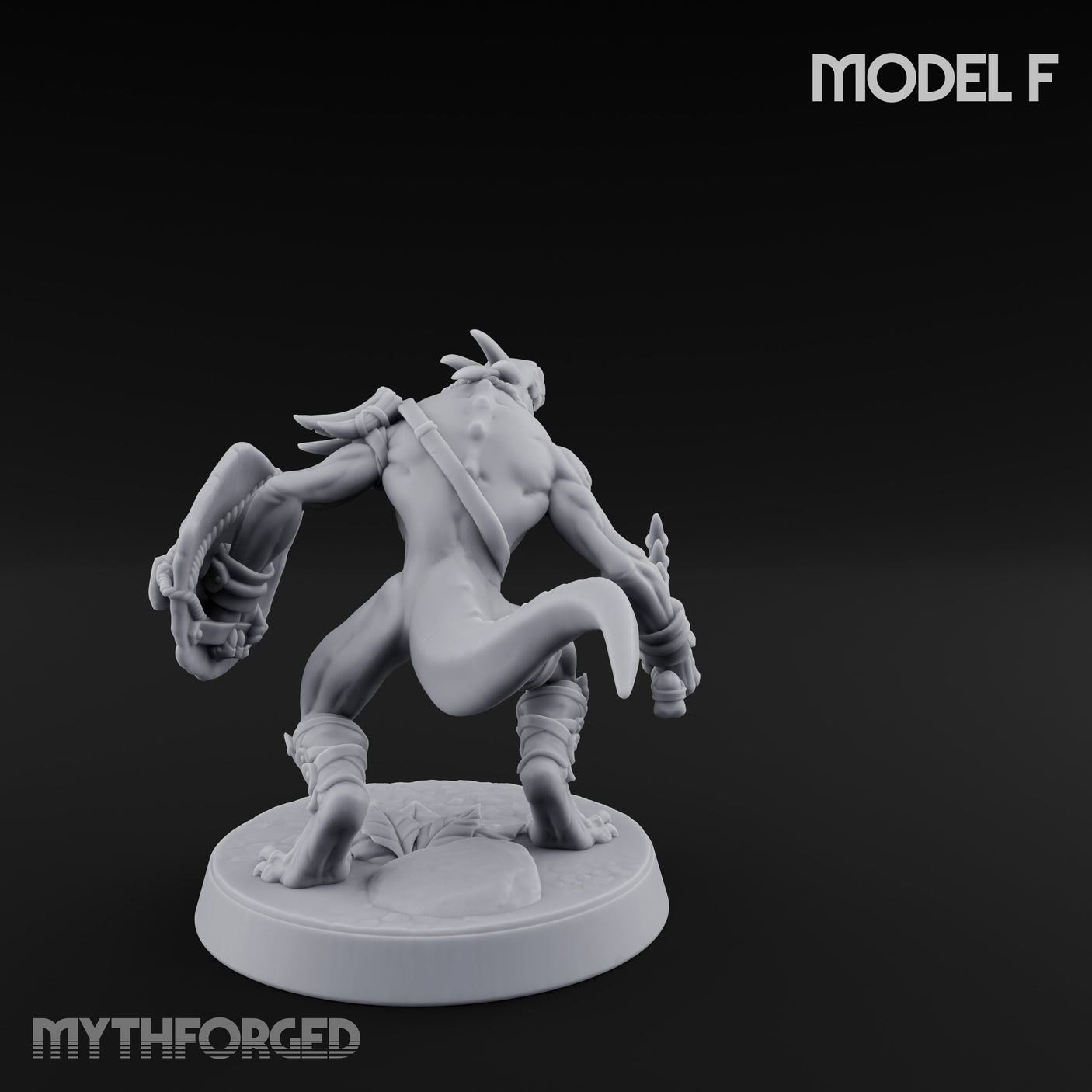 Blowpipe Blasting Lizardfolk Warrior F gallery 12