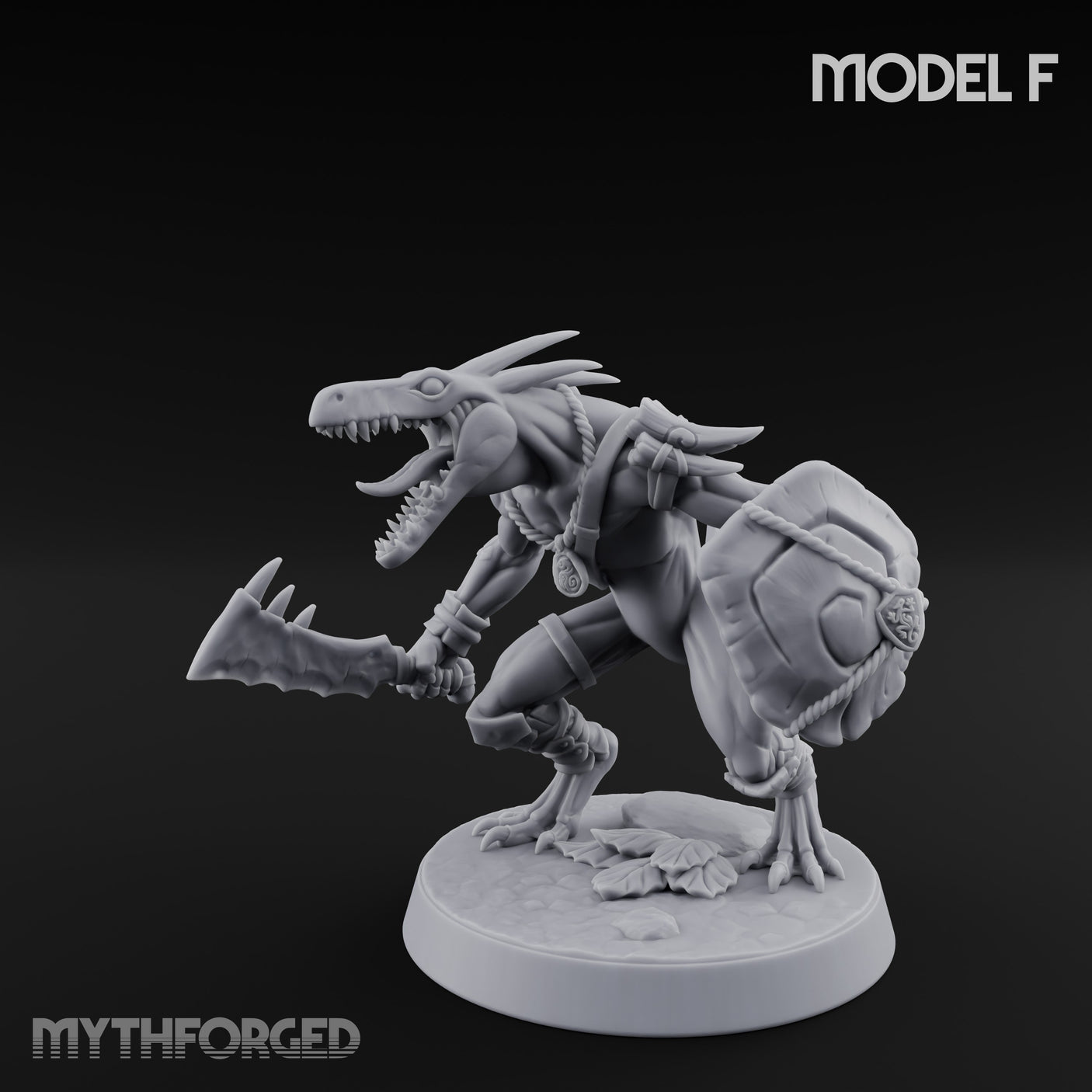 Blowpipe Blasting Lizardfolk Warrior F gallery 2
