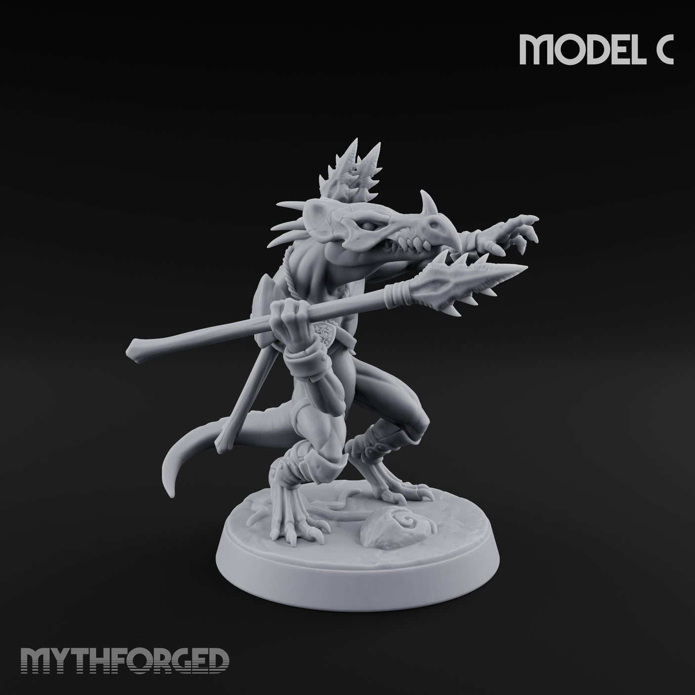 Blowpipe Blasting Lizardfolk Warriors — C gallery 1