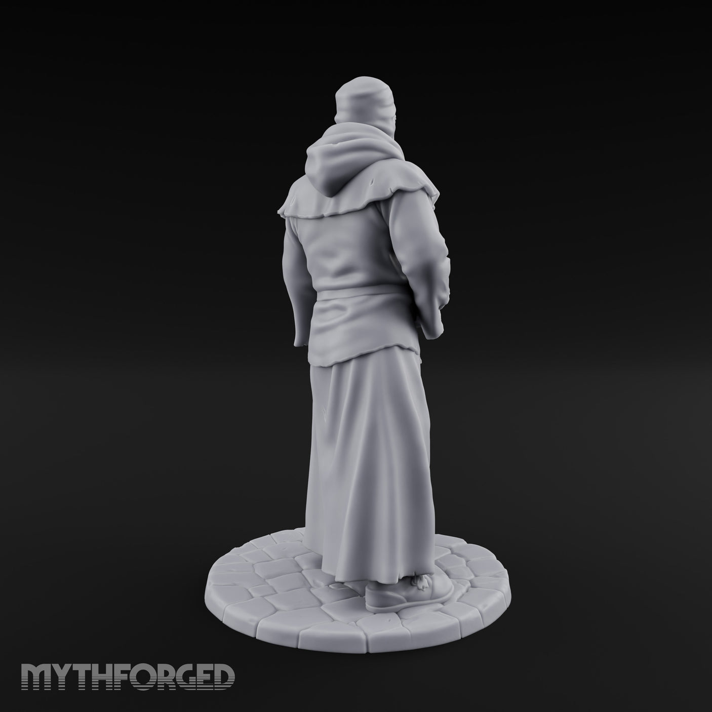 Blunderbuss Bearing Human Cultist Miniature for Dungeons and Dragons, Pathfinder or other TTRPGs