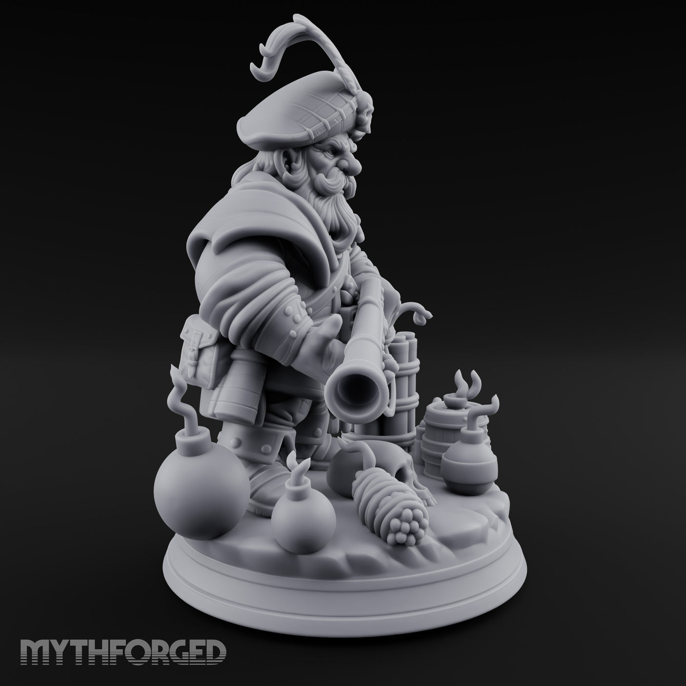 Blunderbuss Brandishing Dwarf Pirate gallery 3